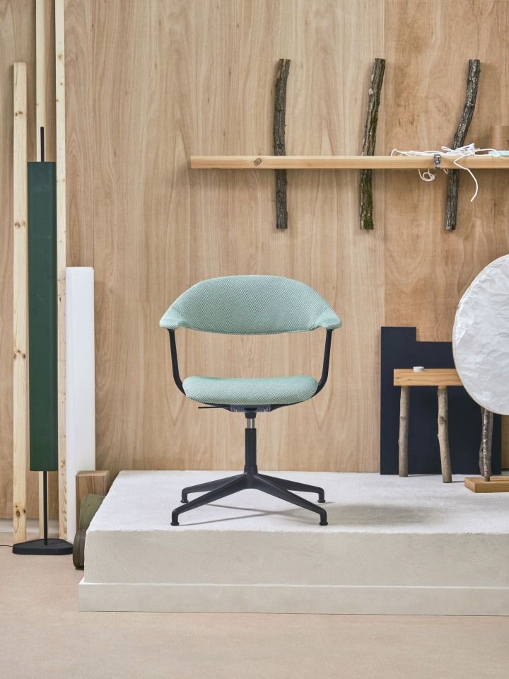 Mynt dossier et assise plastique Chaise de bureau Vitra