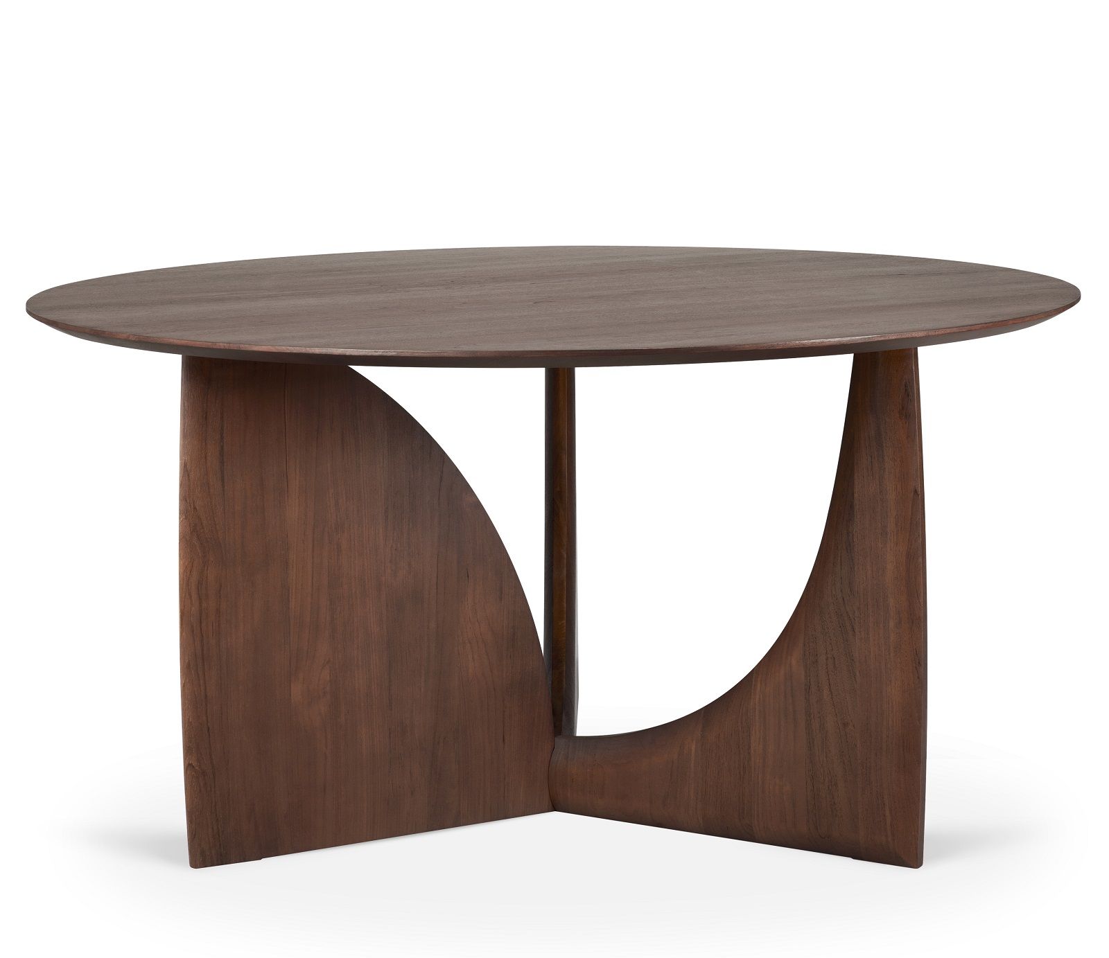 Geometric Table teck marron Ø150 cm Ethnicraft