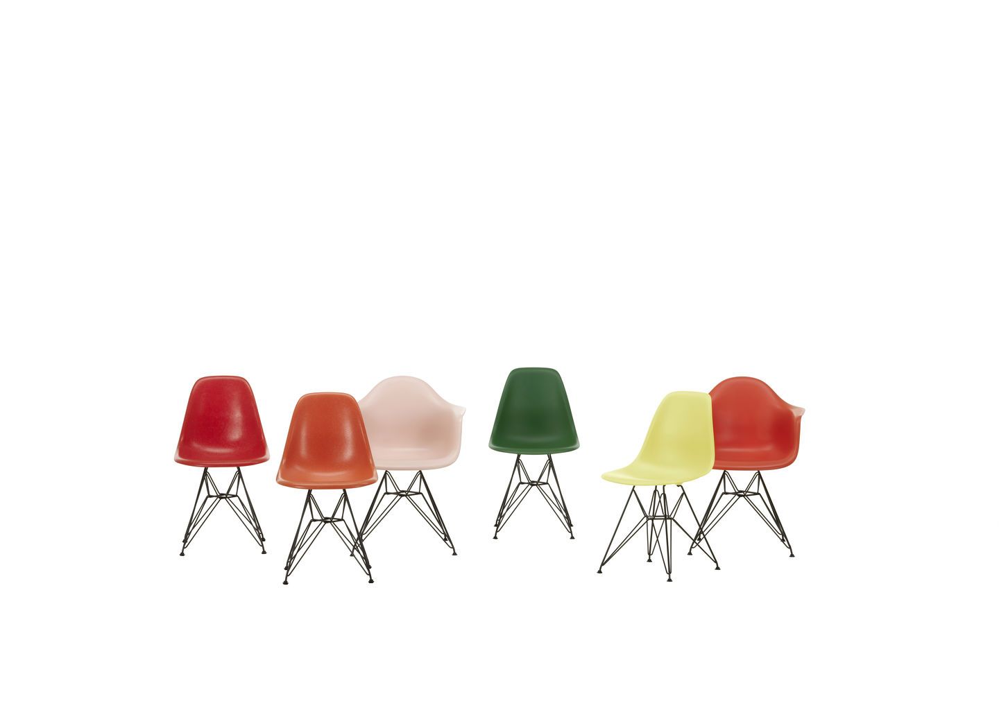 Eames Fiberglass Chair DSR chaise Vitra