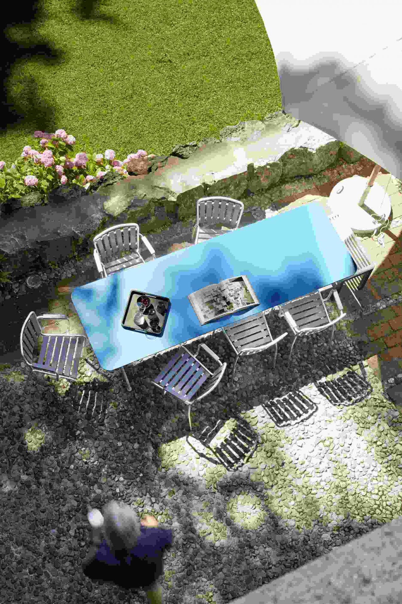 Haefeli Table à manger Outdoor L 160 x P 80 x H 74 cm Embru   