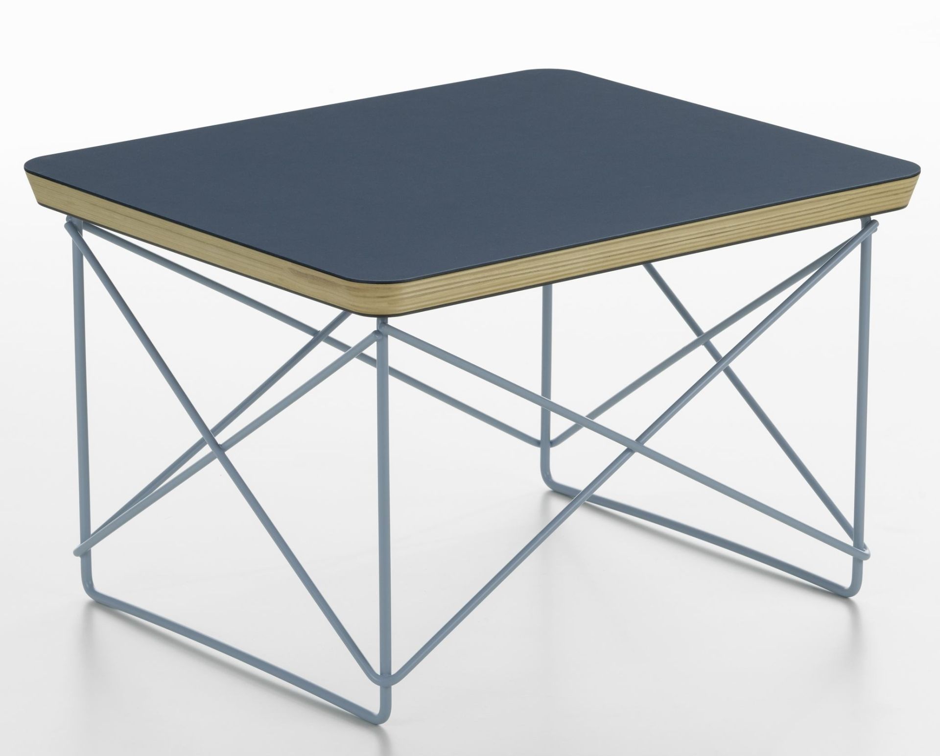 Occasional Table LTR Table d'appoint Linoléum Smoke blue Vitra 
