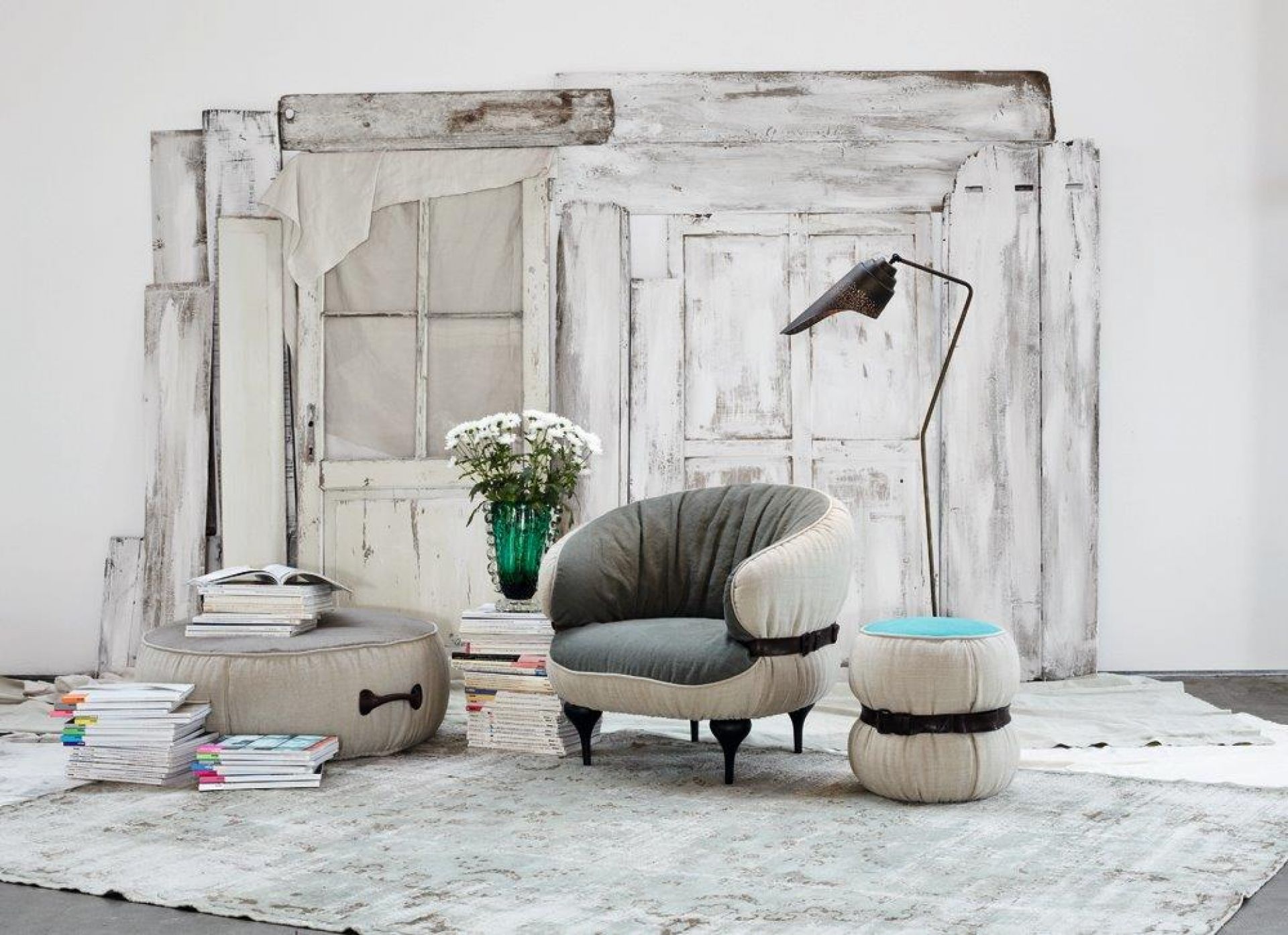 Chubby Chic Pouf Ø 100 cm Tabouret Moroso Diesel