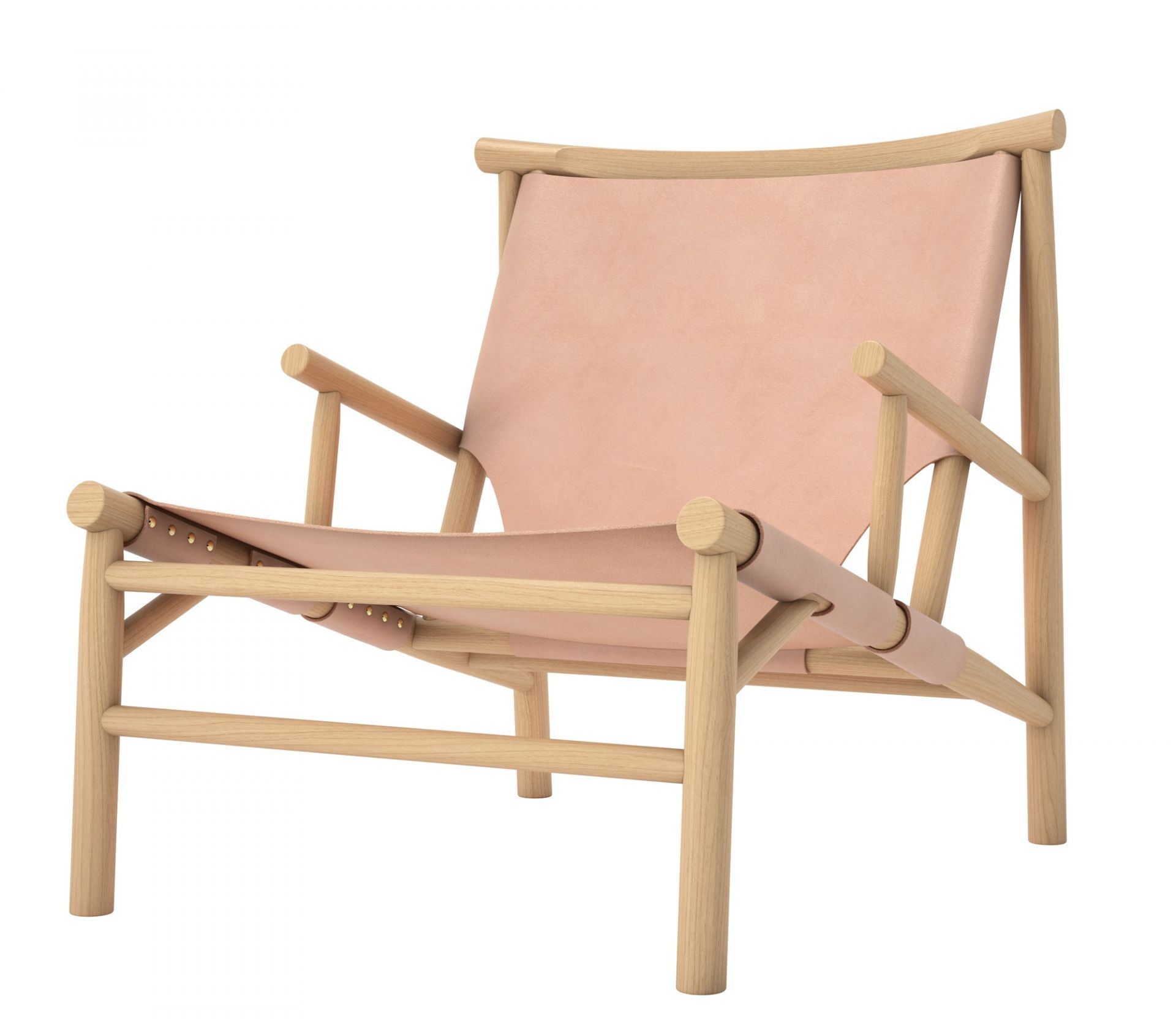 Samurai Chair Fauteuil Nor11 Harness Cuir Naturel