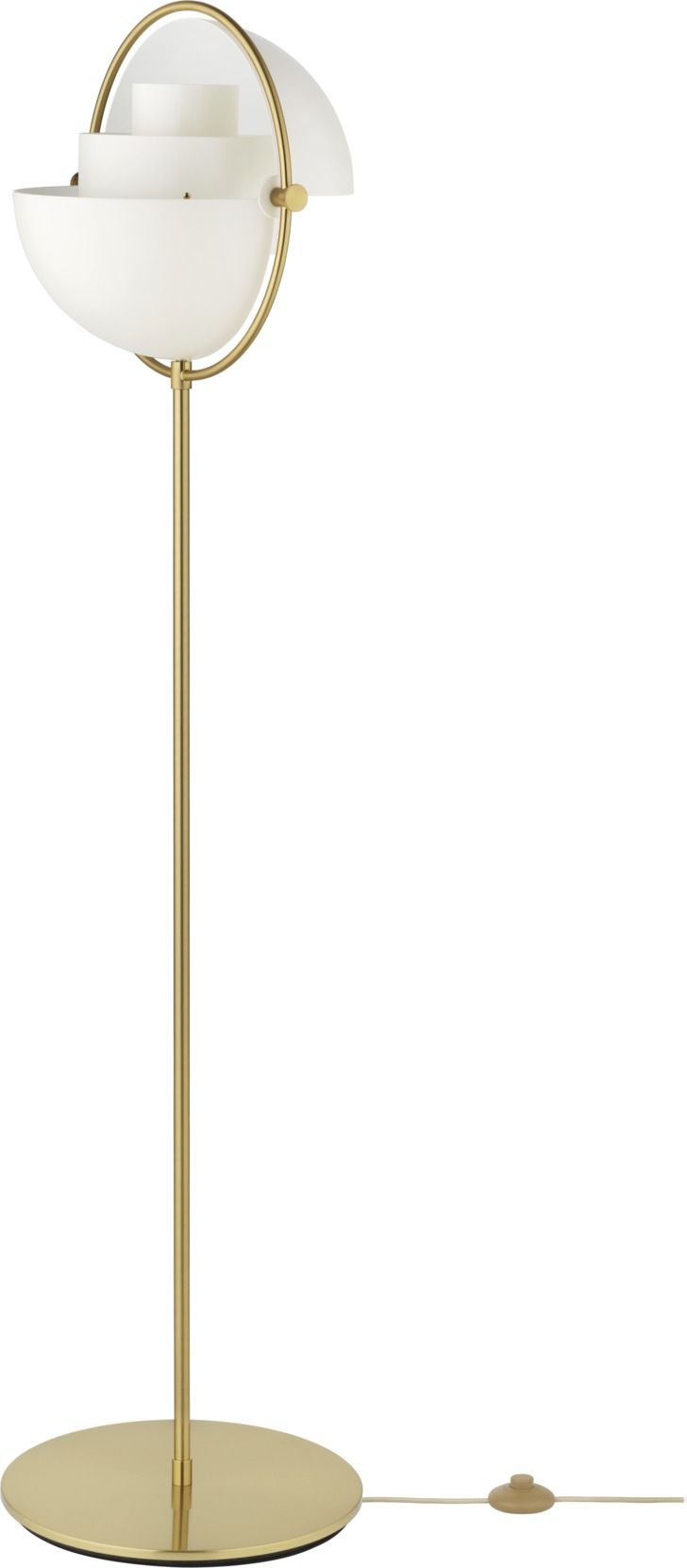 Multi-Lite Lampadaire Blanc / Laiton Gubi