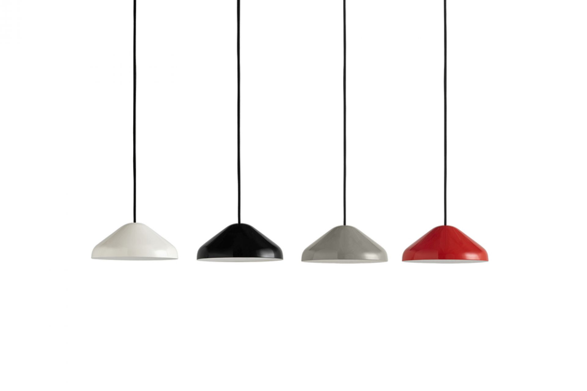 Pao Steel Pendant 230 luminaire suspendu soft noir Hay