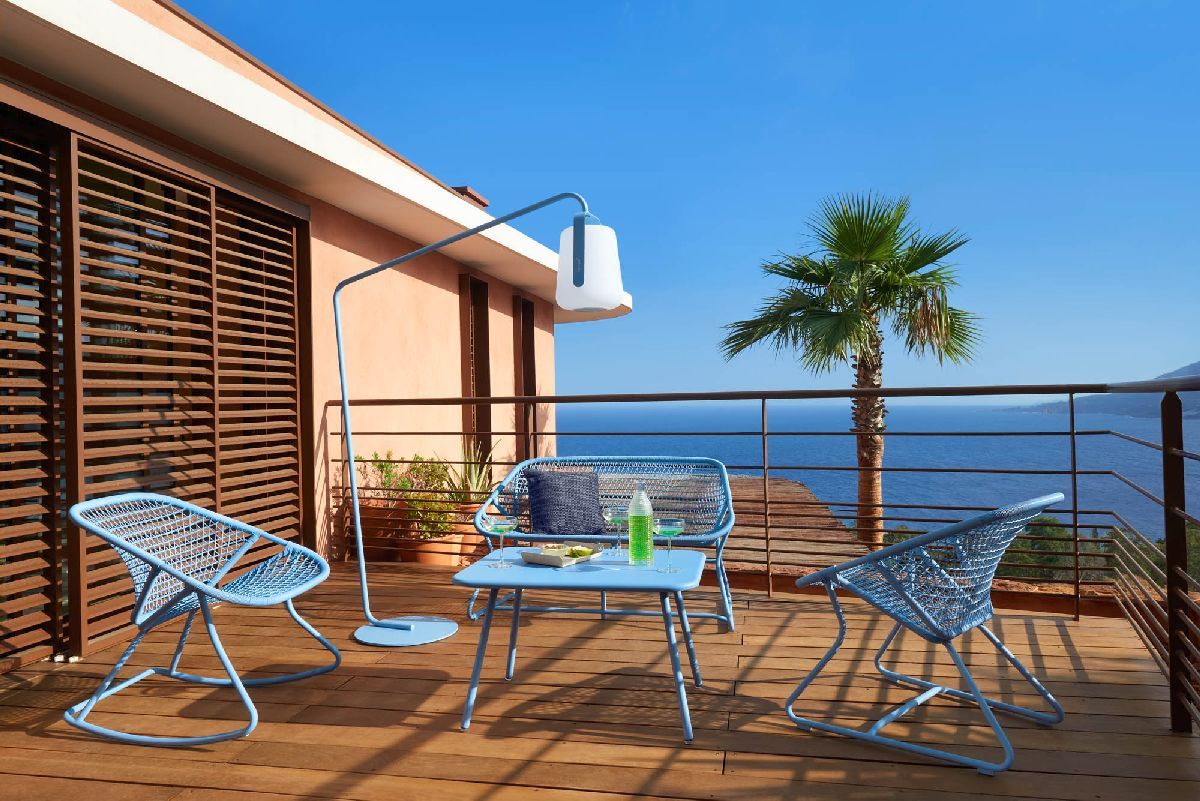 Balad 2 lampe de table H 38 cm Fermob gris argile