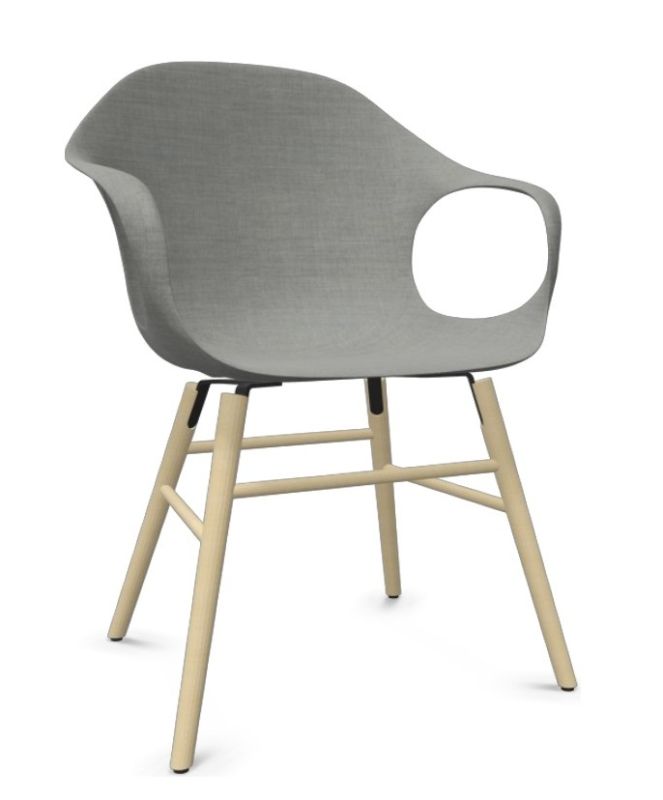Elephant Chair Chaise bois piètement Kristalia