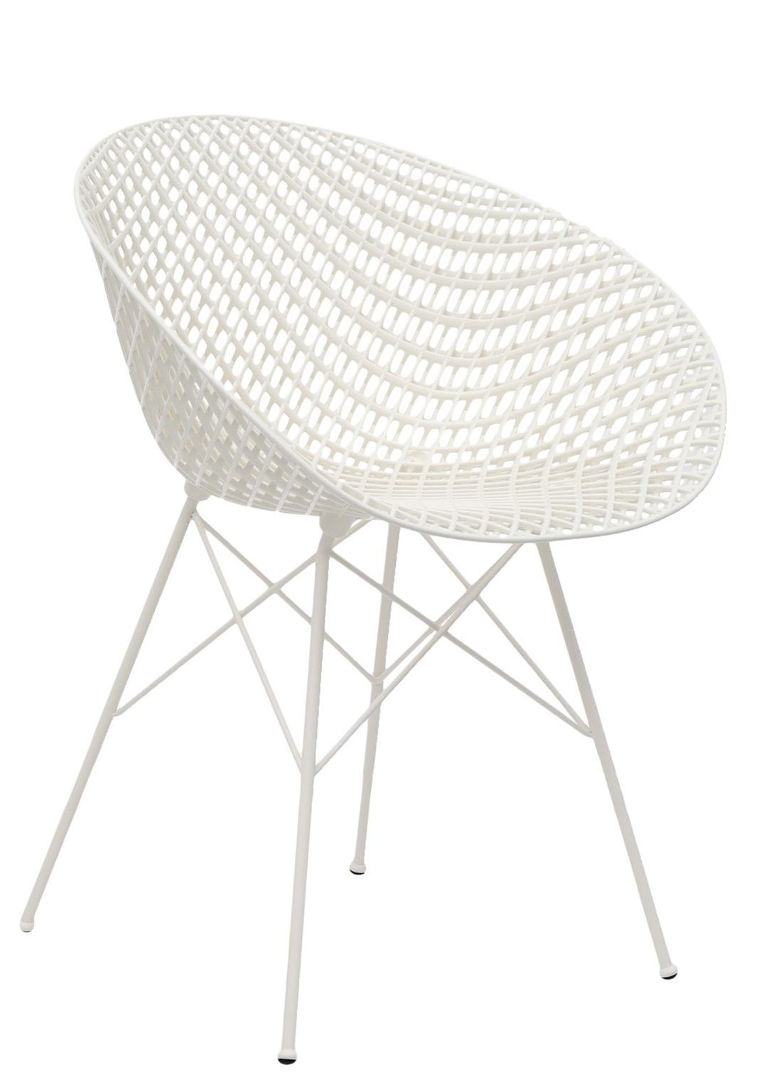 Smatrik Chaise d'extérieur Kartell blanc
