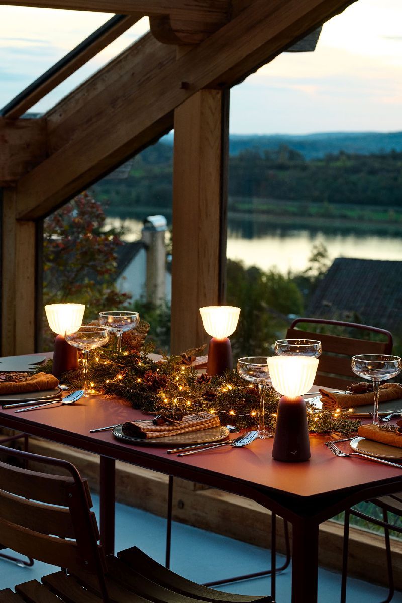 Calvi Table Table de salle à manger d'intérieur 160x80 cm Fermob