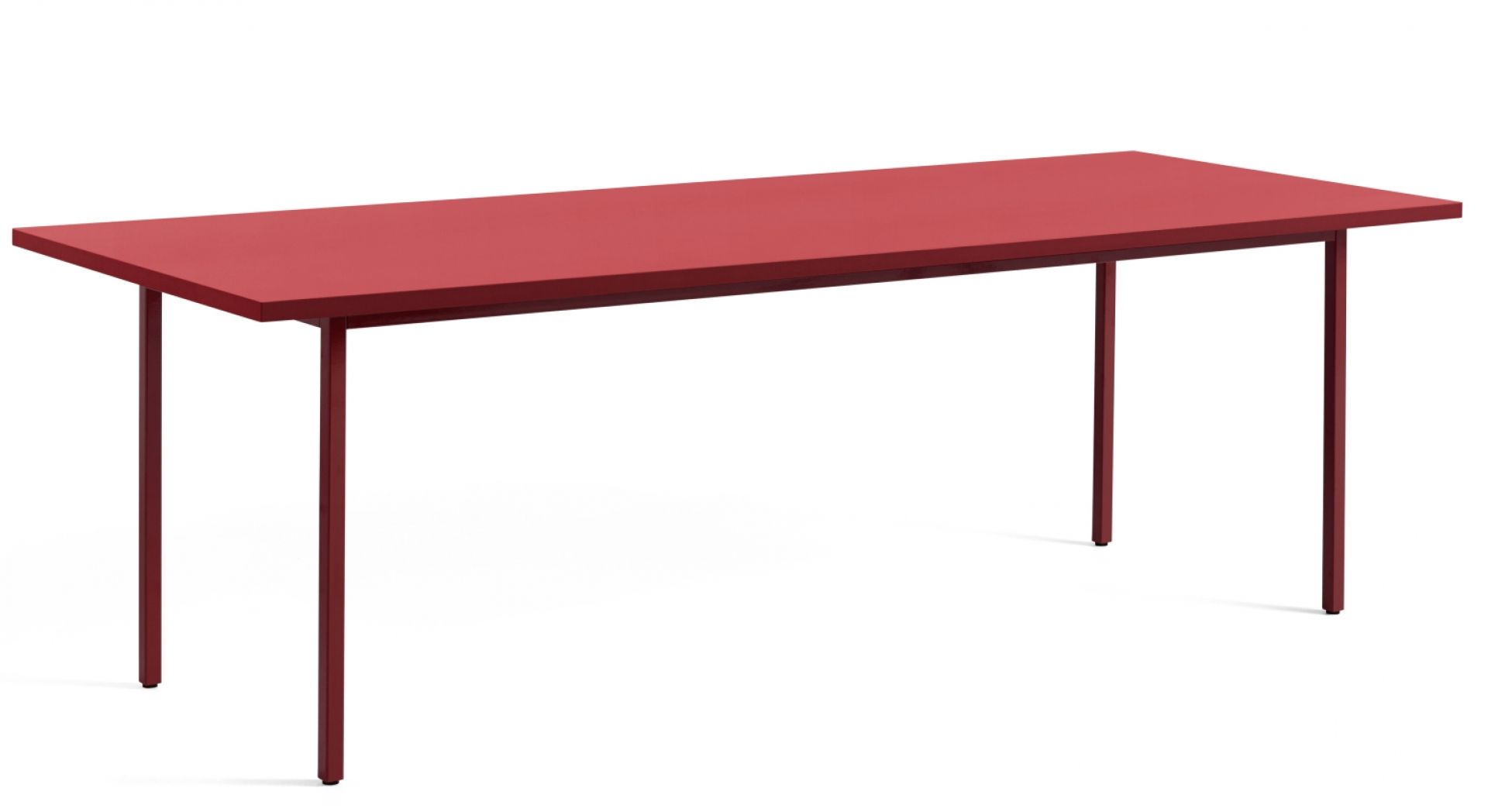 Two Colour Table Longueur 240 cm Hay Rouge - Rouge marron