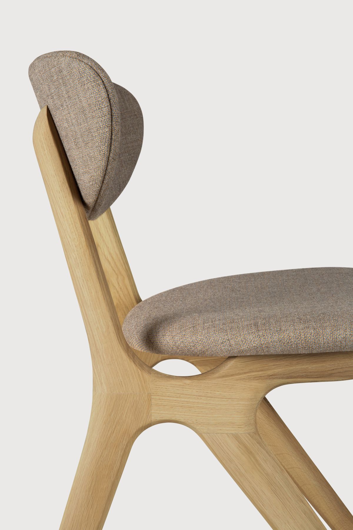 Chaise Eye chêne laqué - Warm Grey Ethnicraft