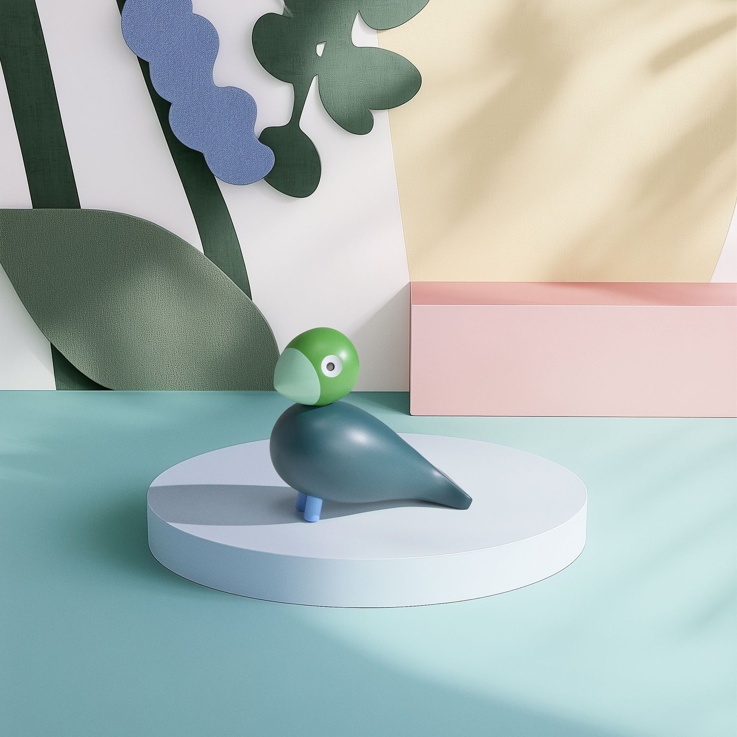 Birk Year Bird 2026 H12.5 cm Vert foncé LIMITED EDITION Kay Bojesen