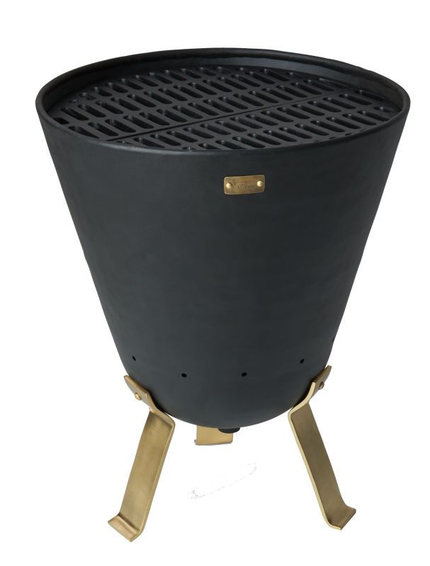 Ensemble Bonfire : panier à feu + grille de cuisson Philippi