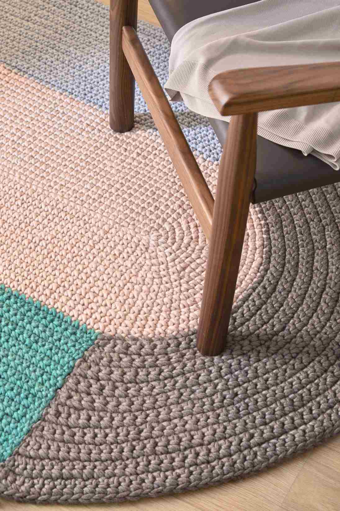 Tapis The Crochet Collection Embroidery 180x100 cm Gan 