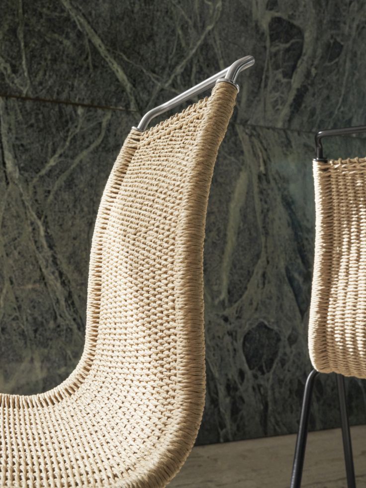 Chaise PK1 cordon naturel Carl Hansen & Søn 