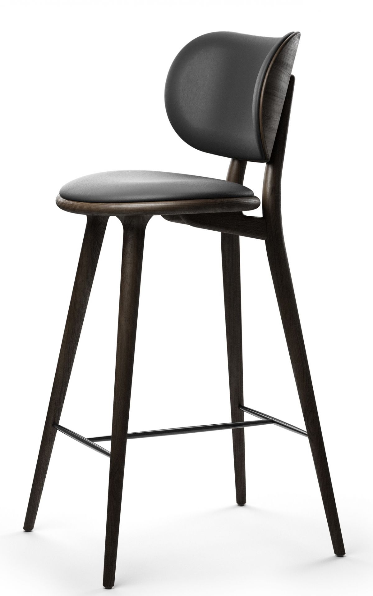 High Stool backrest Tabouret de bar Mater