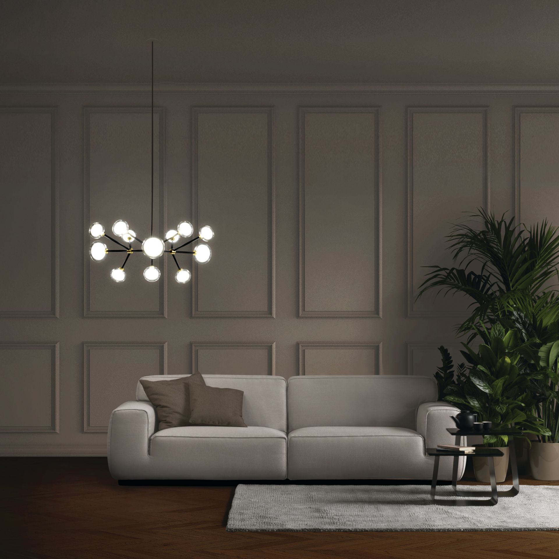 Nabila 552 12 lamp suspension Tooy
