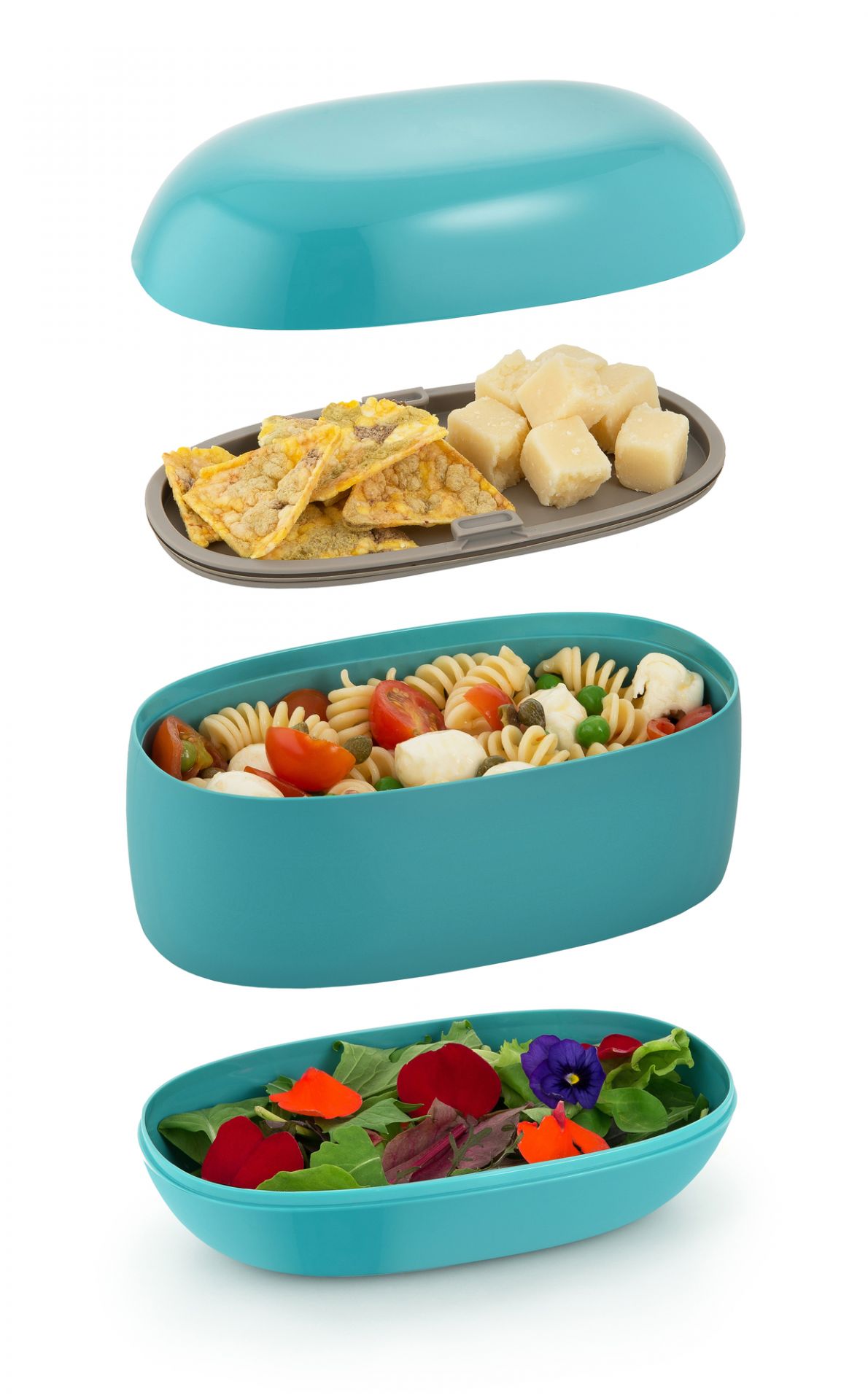 Food à porter boîte à déjeuner bleu clair Alessi OFFRE SPECIALE