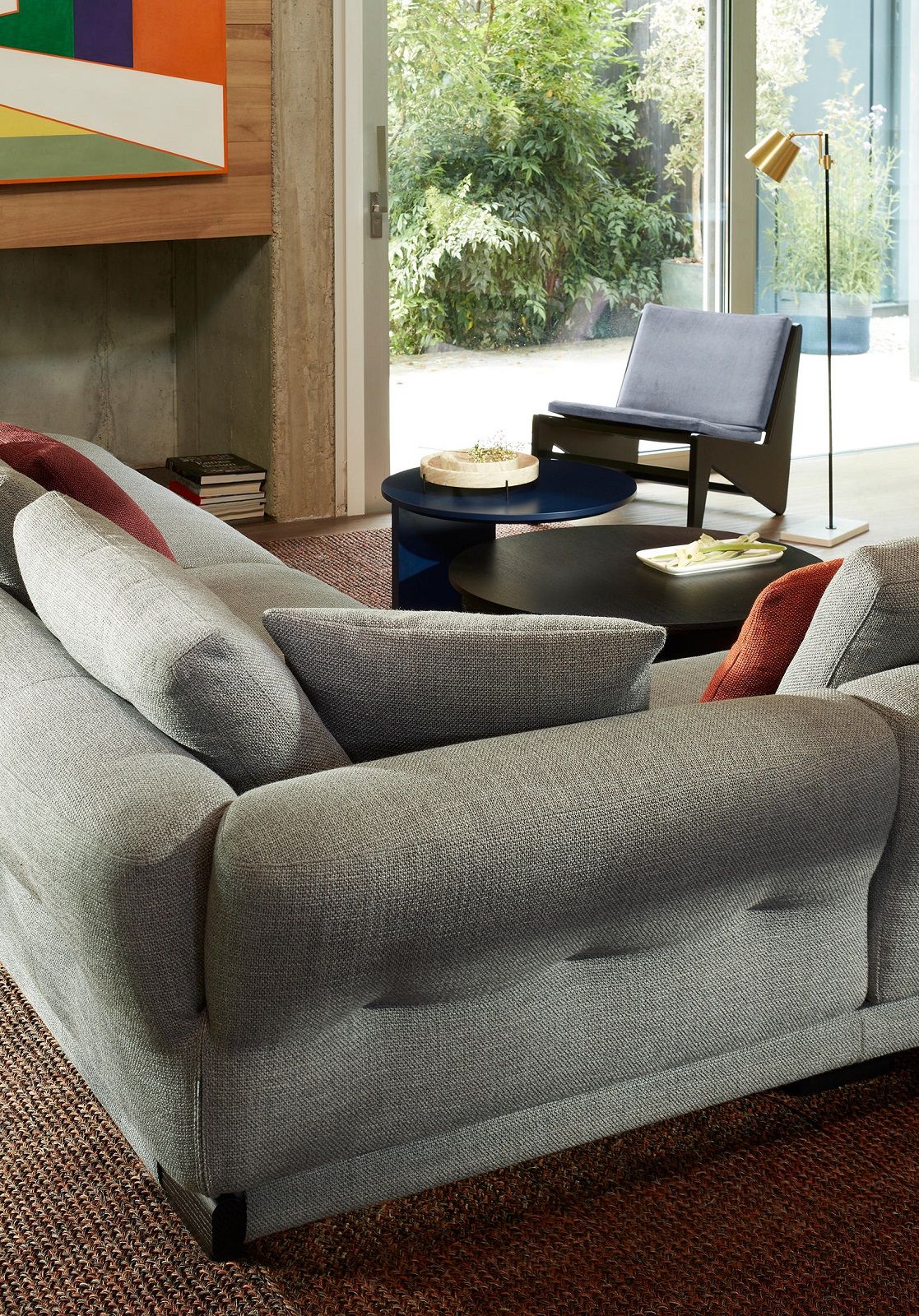Canapé linéaire Sengu - utilisable seul Cassina