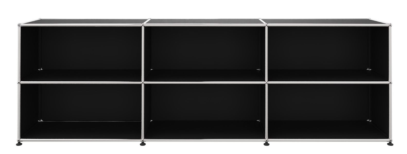 USM Haller Étagère H 75 cm Noir graphite - FAST DELIVERY