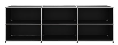 USM Haller Étagère H 75 cm Noir graphite - FAST DELIVERY