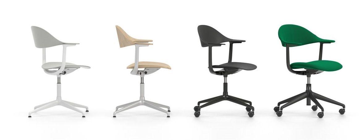 Mynt dossier et assise plastique Chaise de bureau Vitra