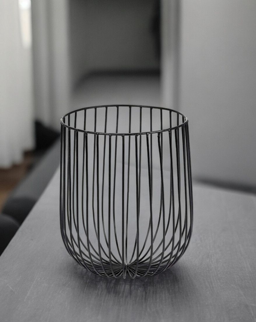 Catu Panier Noir Serax ⌀20 x H 25 cm OFFRE SPECIALE