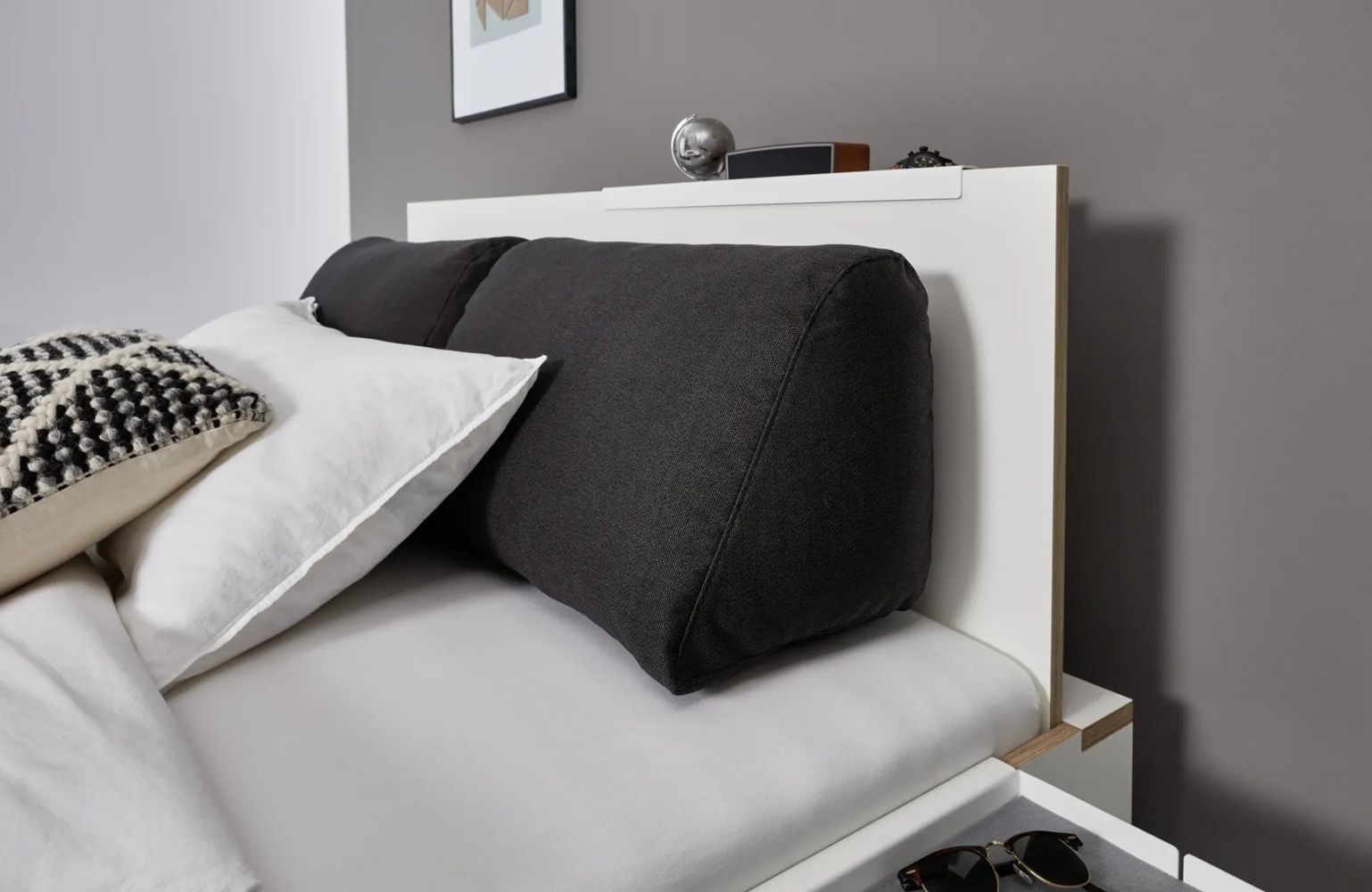 Coussin de dos arrondi pour Chaise longue empilable Müller Small Living