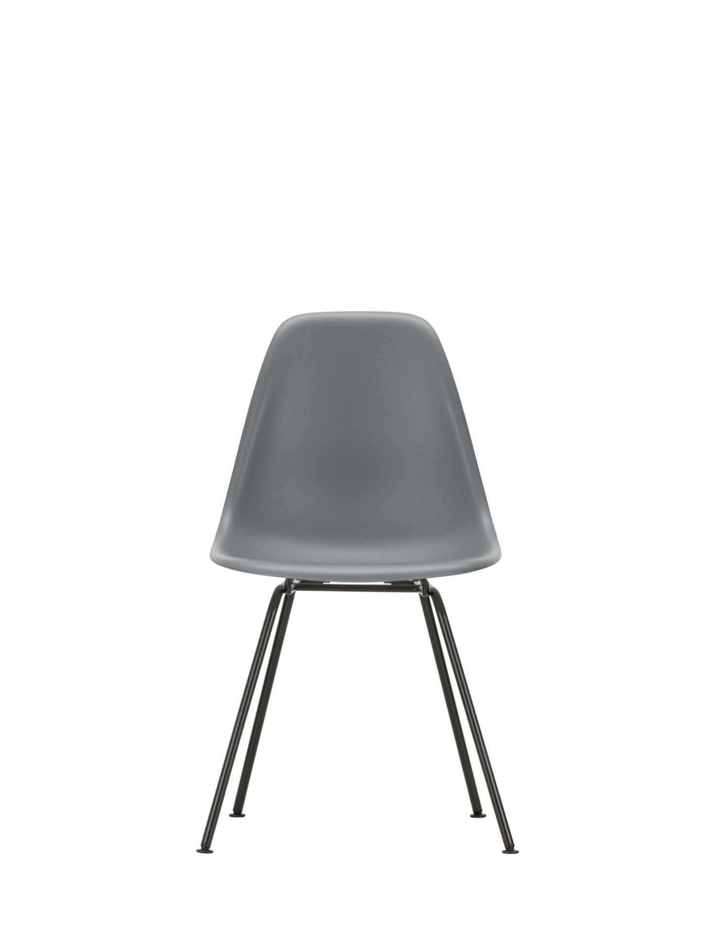 Eames Plastic Side Chair DSX Chaise Vitra Chromé - Blanc