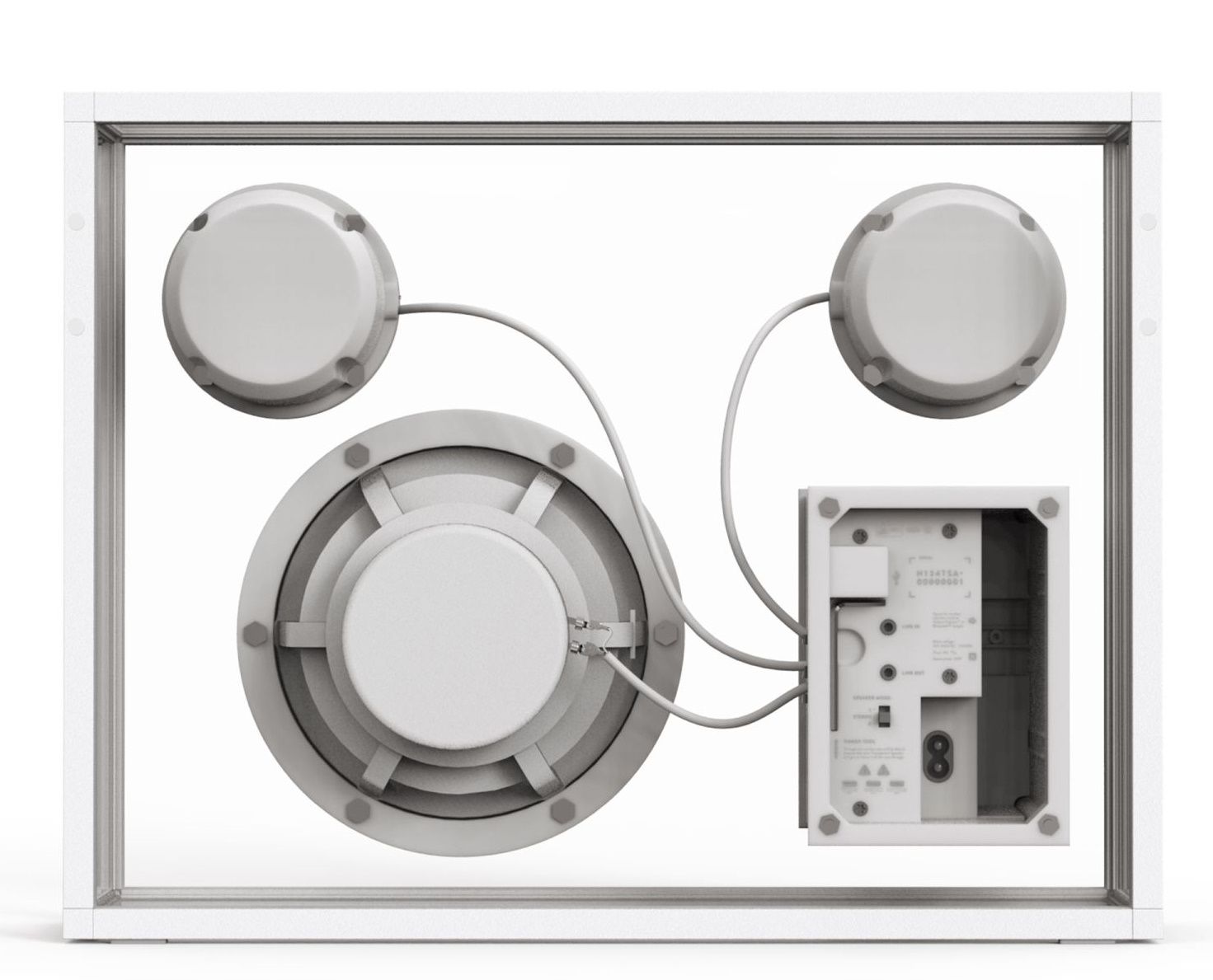 Haut-parleur transparent Transparent