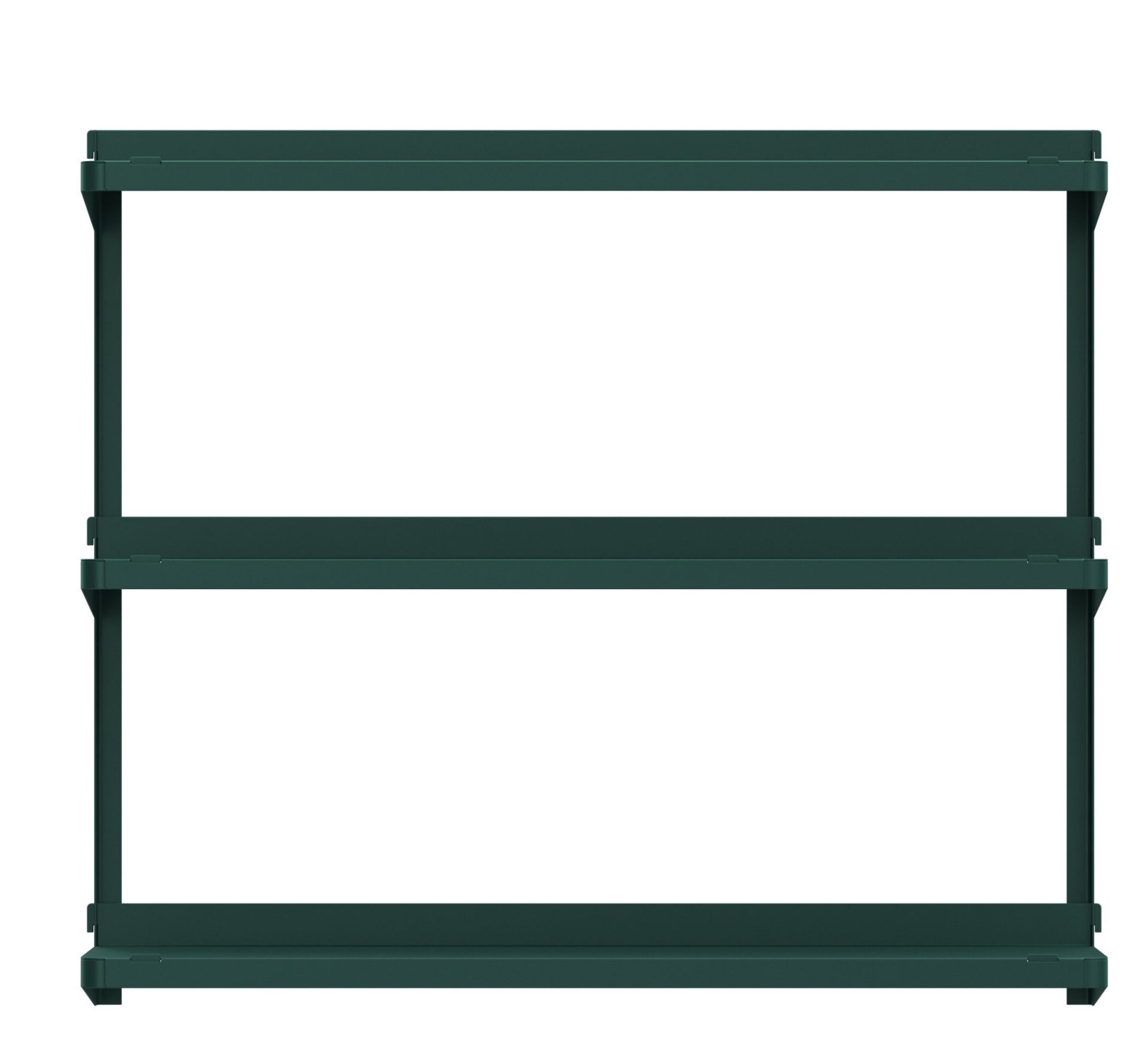 Étagère murale Click L 71 x P 21 x H 61 cm / VERT FONCÉ New Tendency OFFRE SPECIALE