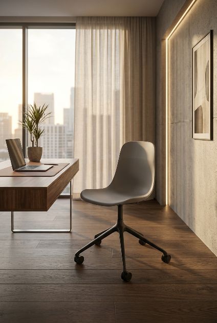 Chaise Elephantino avec roulettes Kristalia