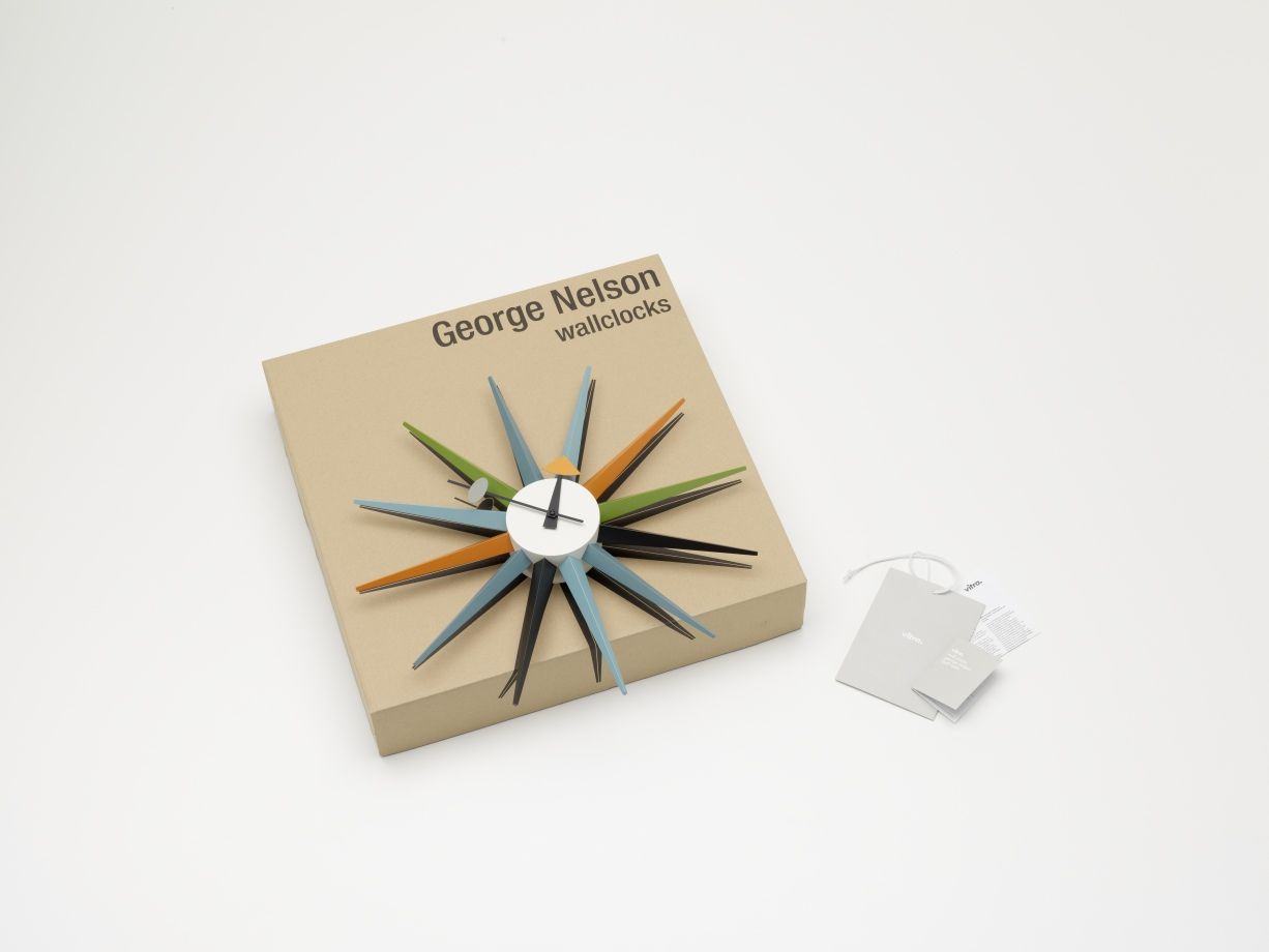 Sunburst Clock Horloge Murale Vitra