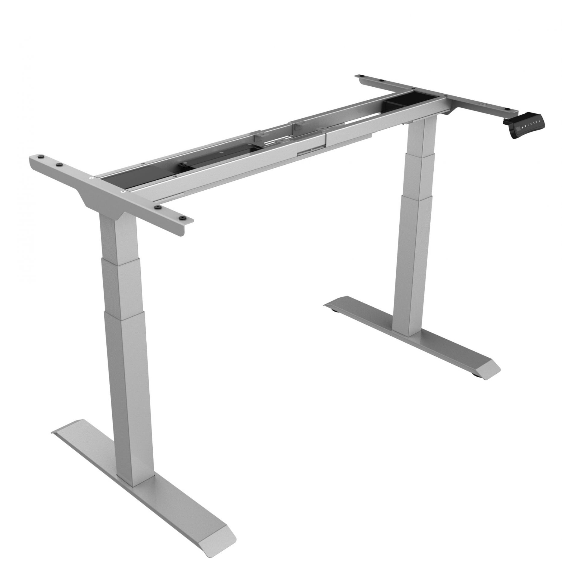 Hiplift piètement réglable en hauteur électrique büroforum Argent
