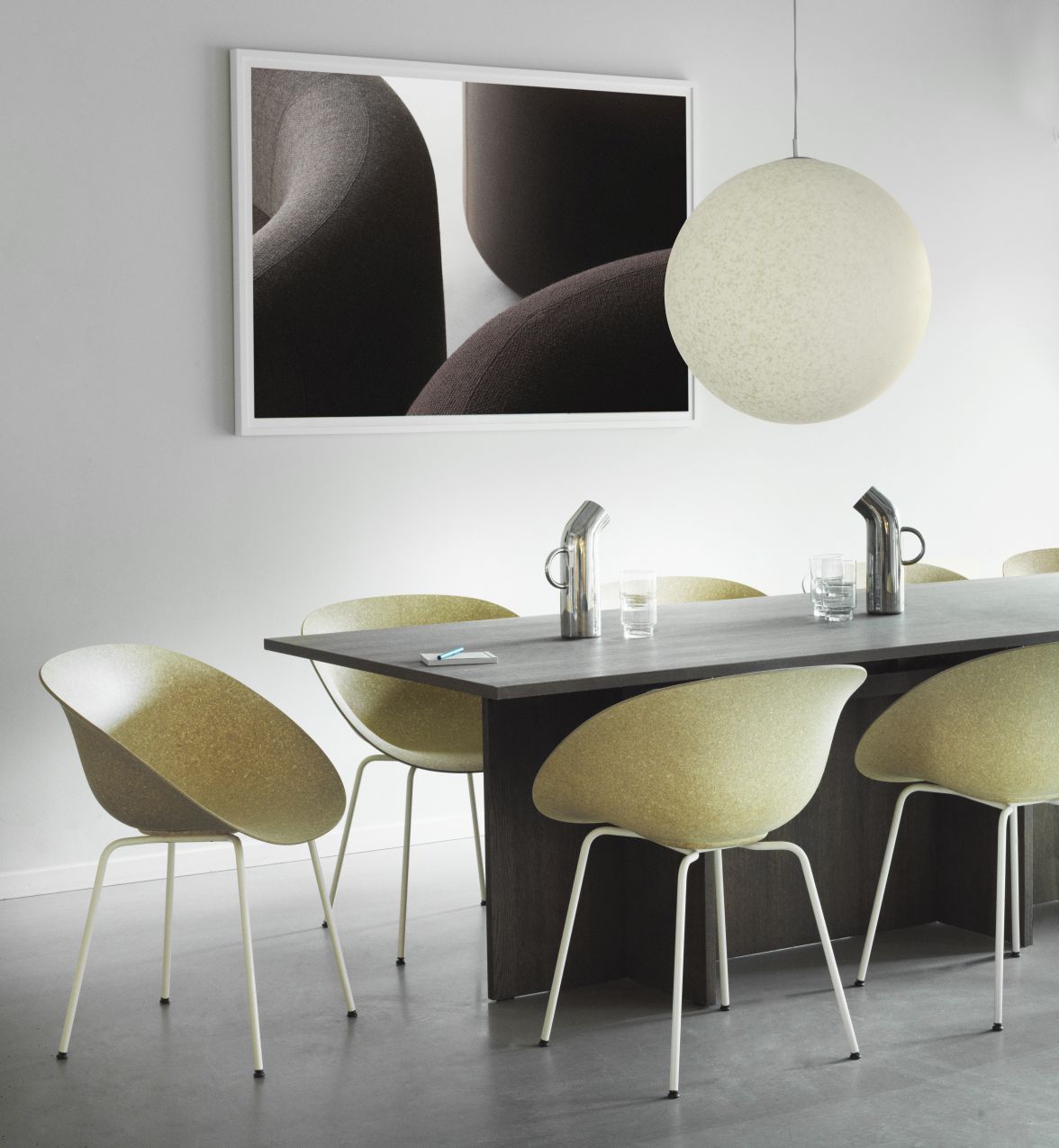 Mat Armchair Steel Chaise à accoudoirs Normann Copenhagen 