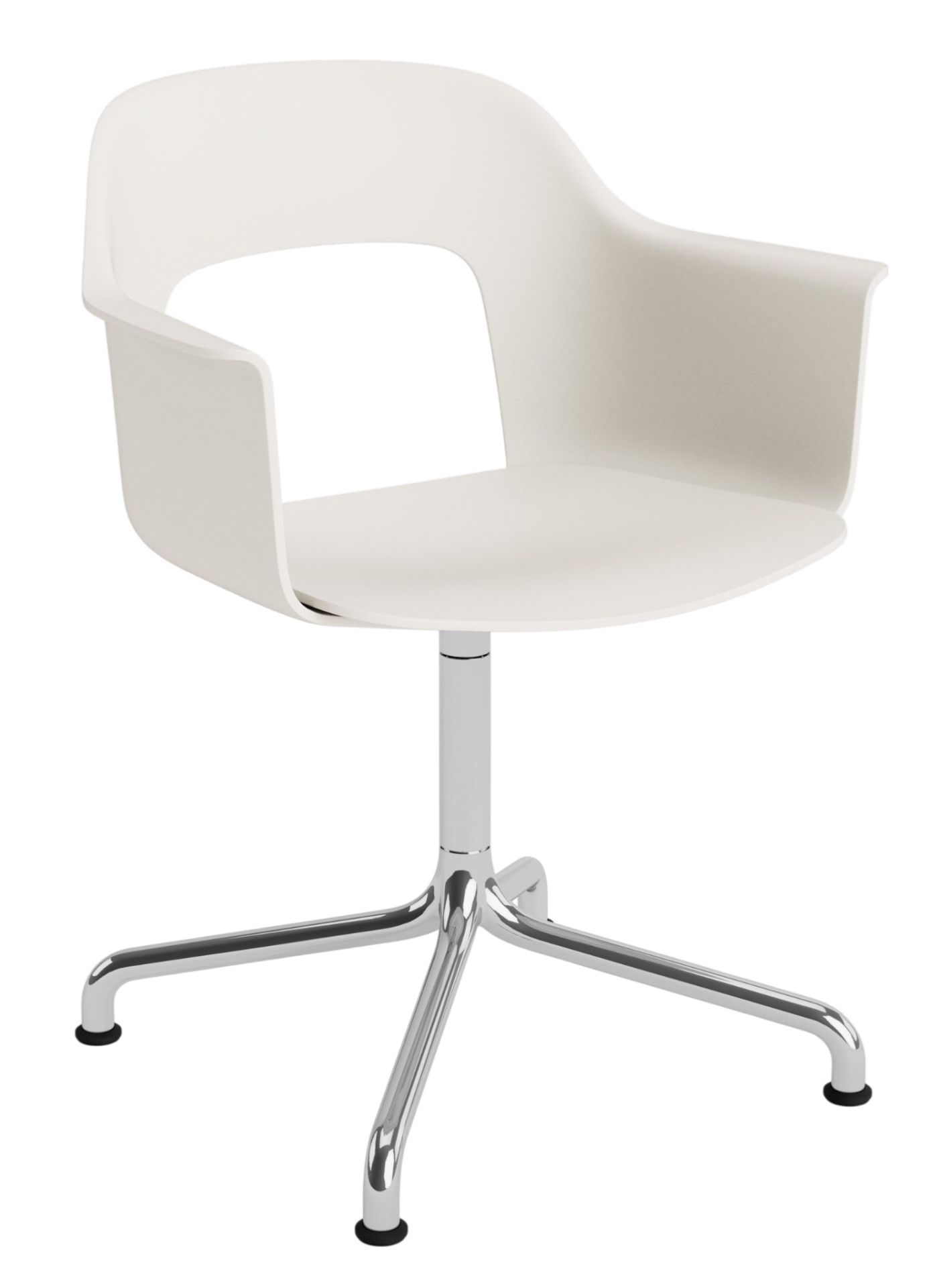 Layout Armchair 251 Fauteuil 4 pieds en étoile Pied pivotant avec base incurvée Hay  