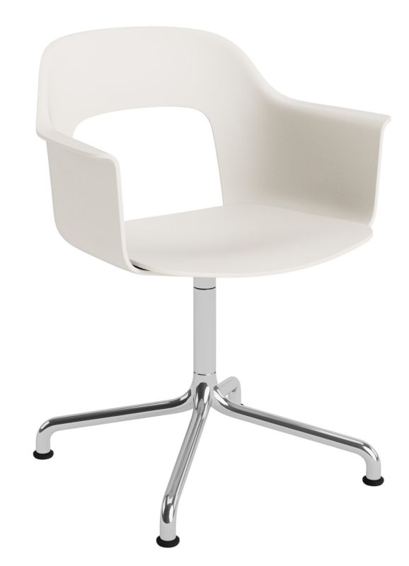 Layout Armchair 251 Fauteuil 4 pieds en étoile Pied pivotant avec base incurvée Hay  