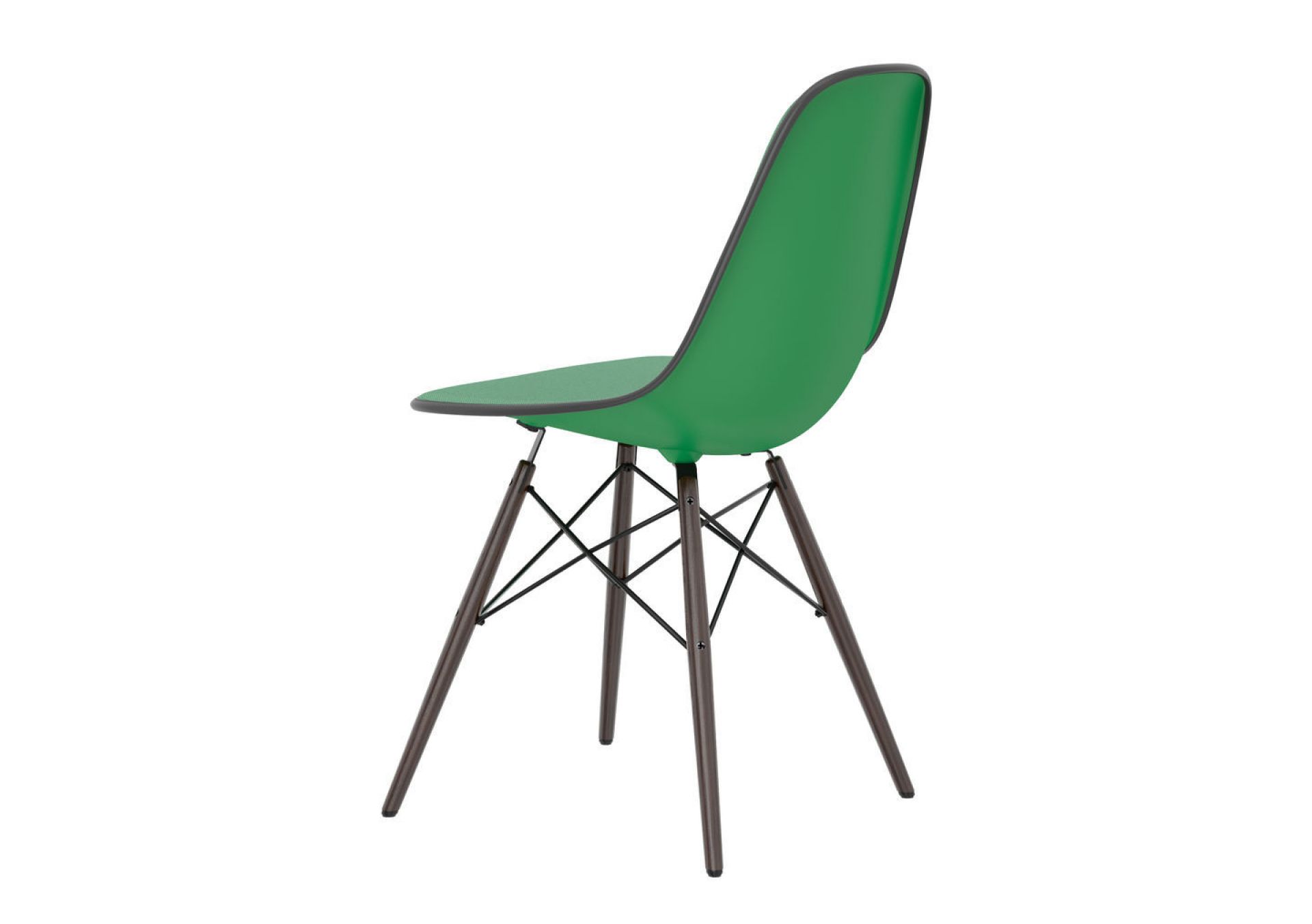 Eames Plastic Side Chair DSW chaise entièrement rembourrée Vitra