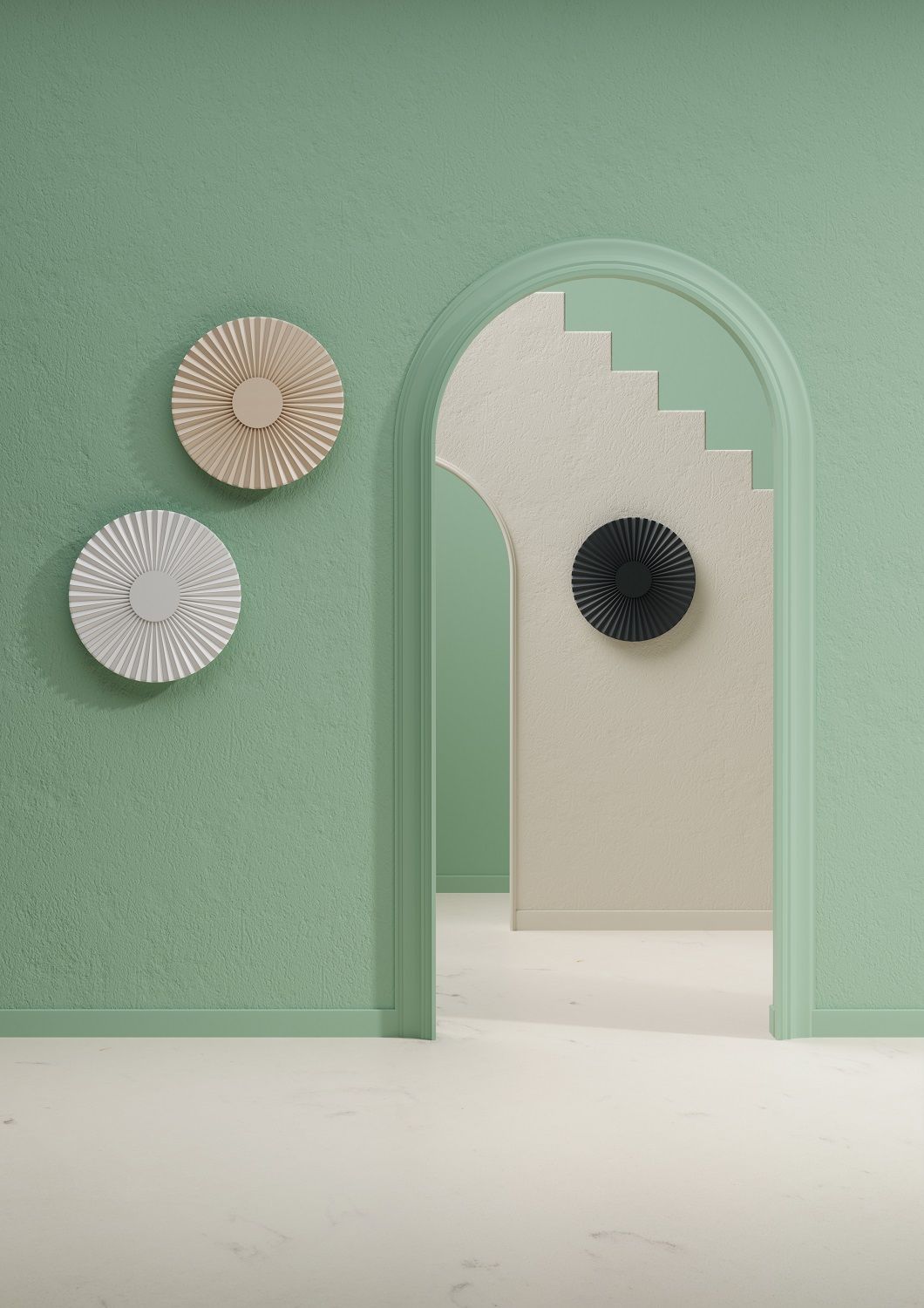 Carmen Wall lamp Applique murale Hartô Gris ardoise