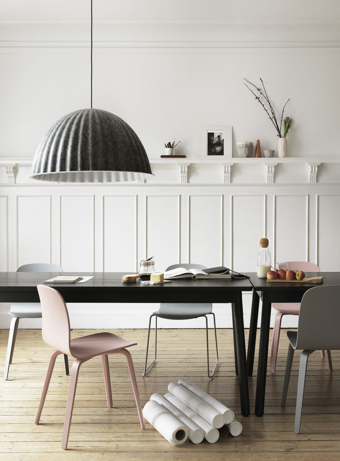Visu Chair Wood Base Chaise Muuto