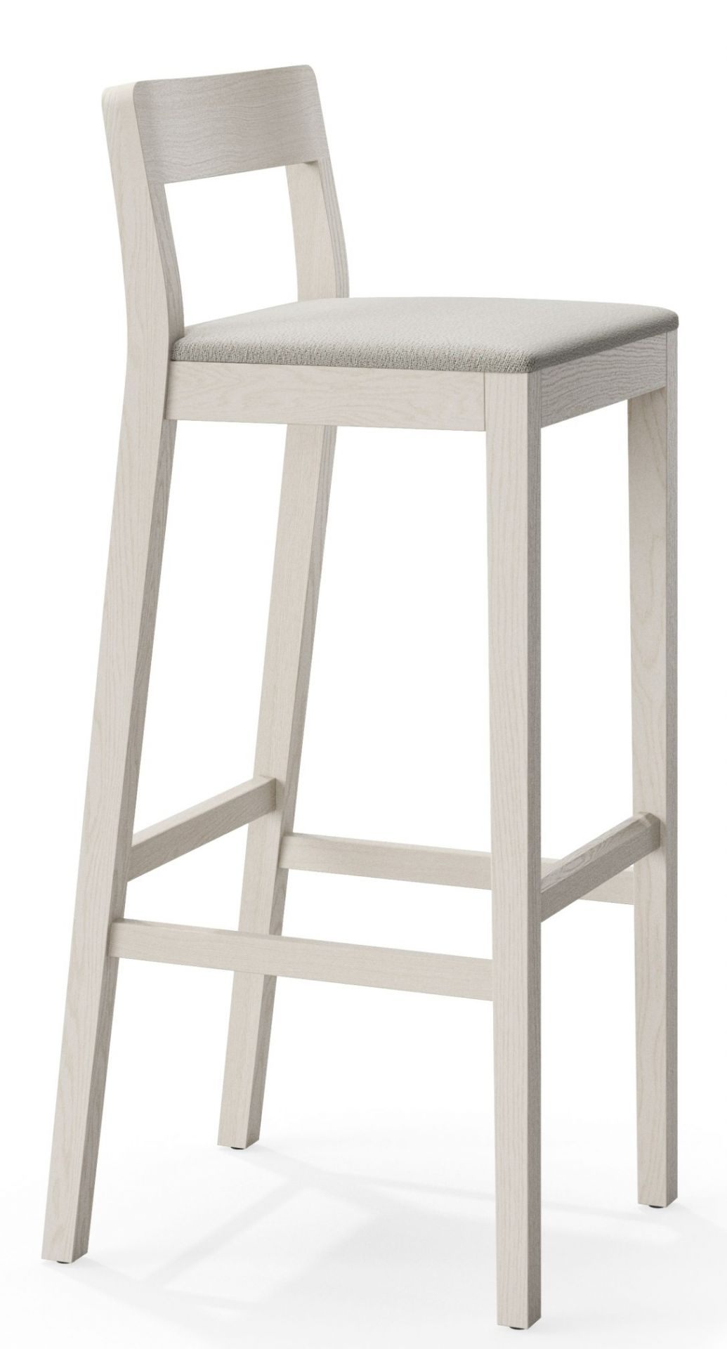 Sit tabouret de bar en bois avec coussin d'assise Zeitraum
