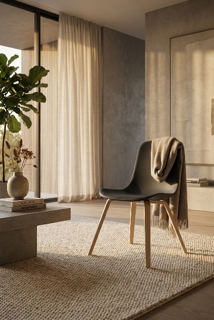 Chaise Elephantino structure en bois Kristalia