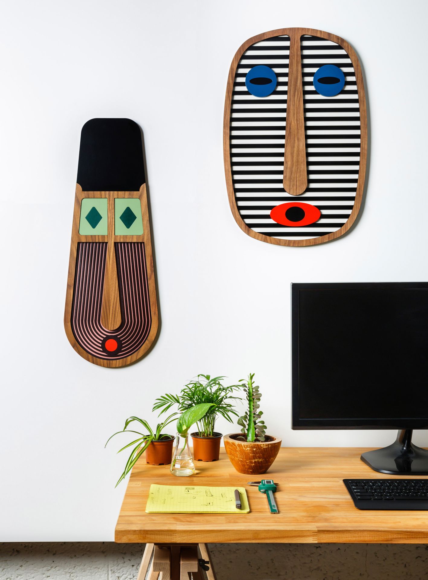 Modern African Mask #1 Medium Décoration murale Umasqu OFFRE SPECIALE