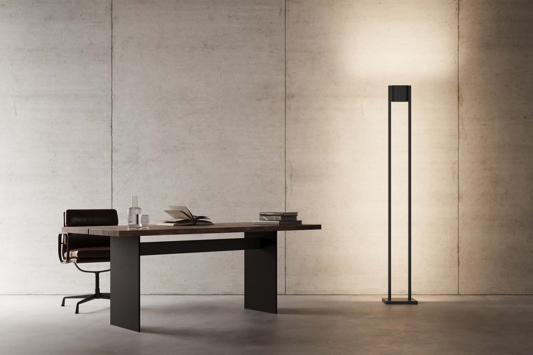 Unic LED Lampadaire Steve Léchot Luminaires Blanc