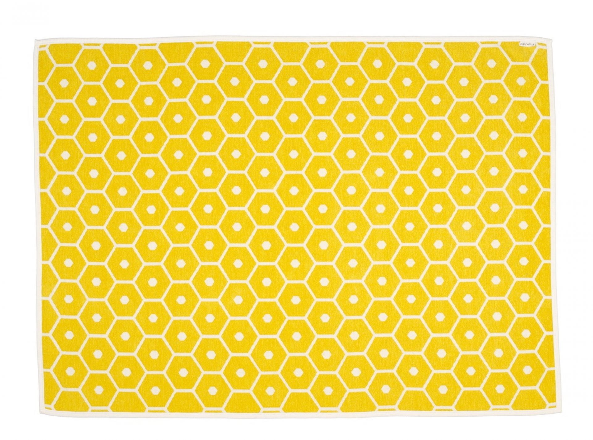 Honey Couverture de laine Pappelina citron