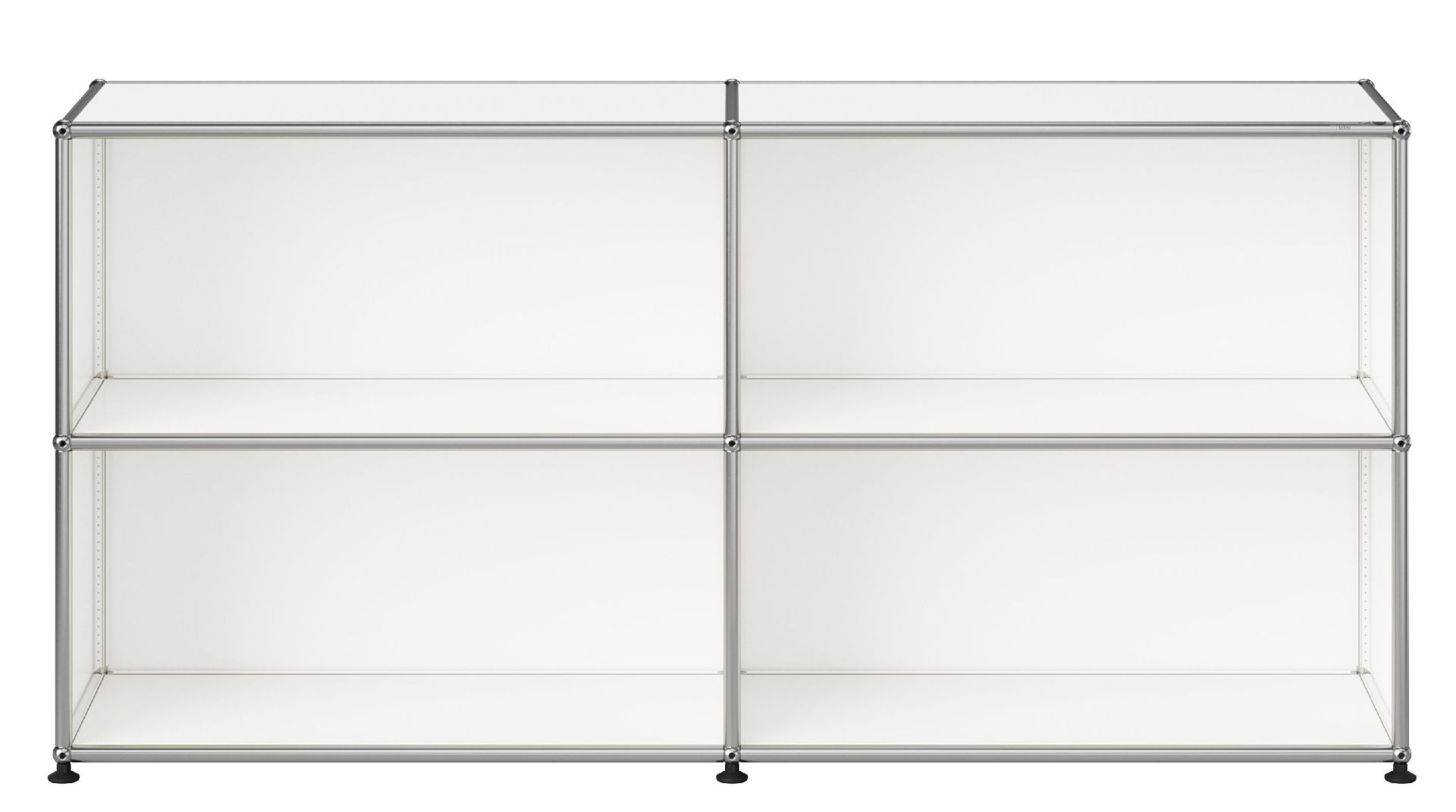 Buffet USM Haller M67 ouvert à quatre compartiments - Blanc pur