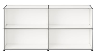 Buffet USM Haller M67 ouvert à quatre compartiments - Blanc pur