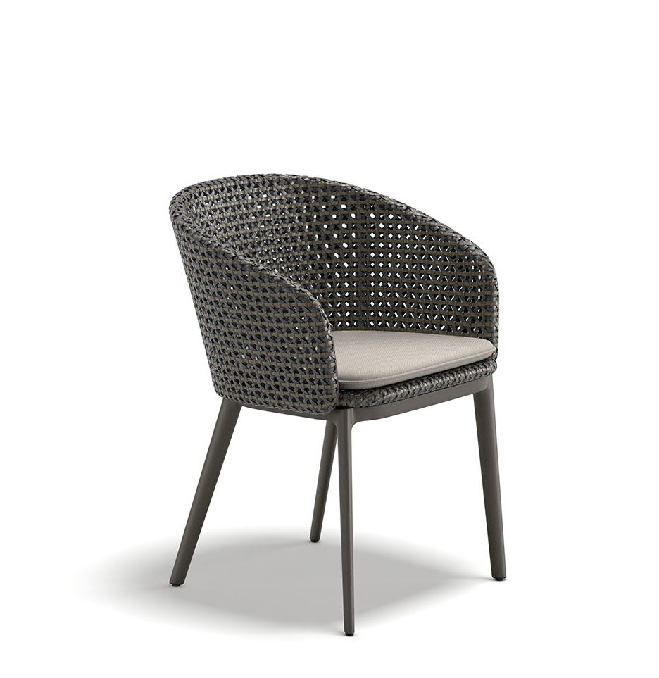 Mbrace Alu Chaise coussin d'assise inclus Dedon