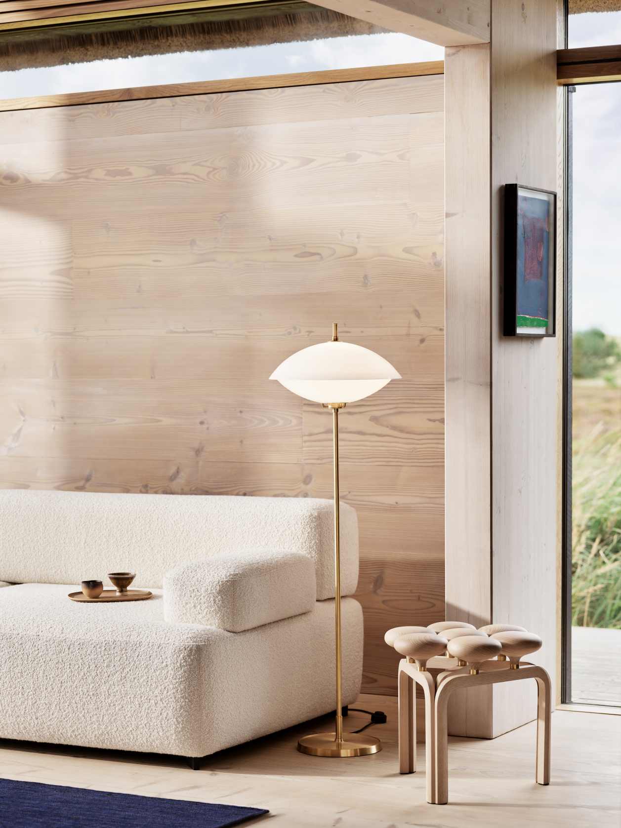Clam Floor lamp lampadaire Fritz Hansen 