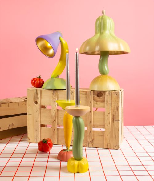 Vitamin Table lamp lampe de table aubergine Seletti